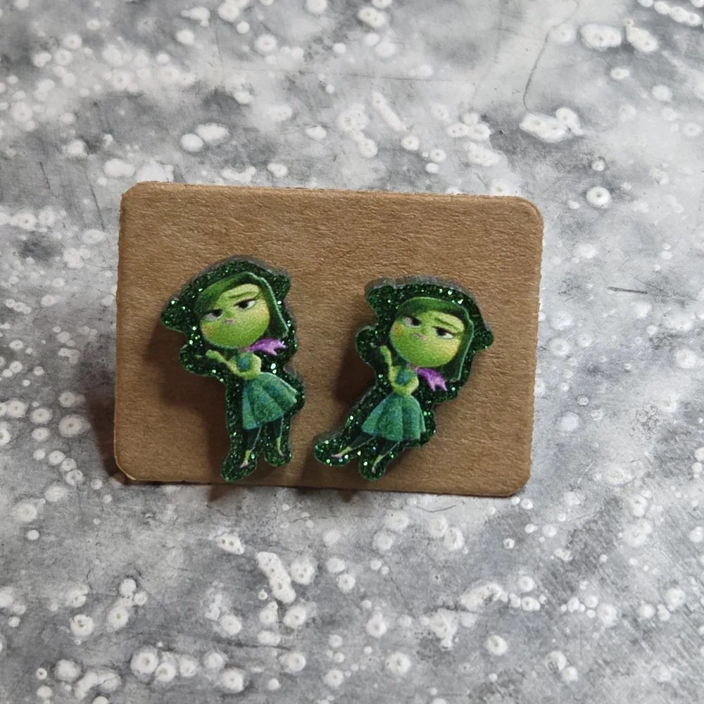 Inside OUT Character STUD Earrings Set